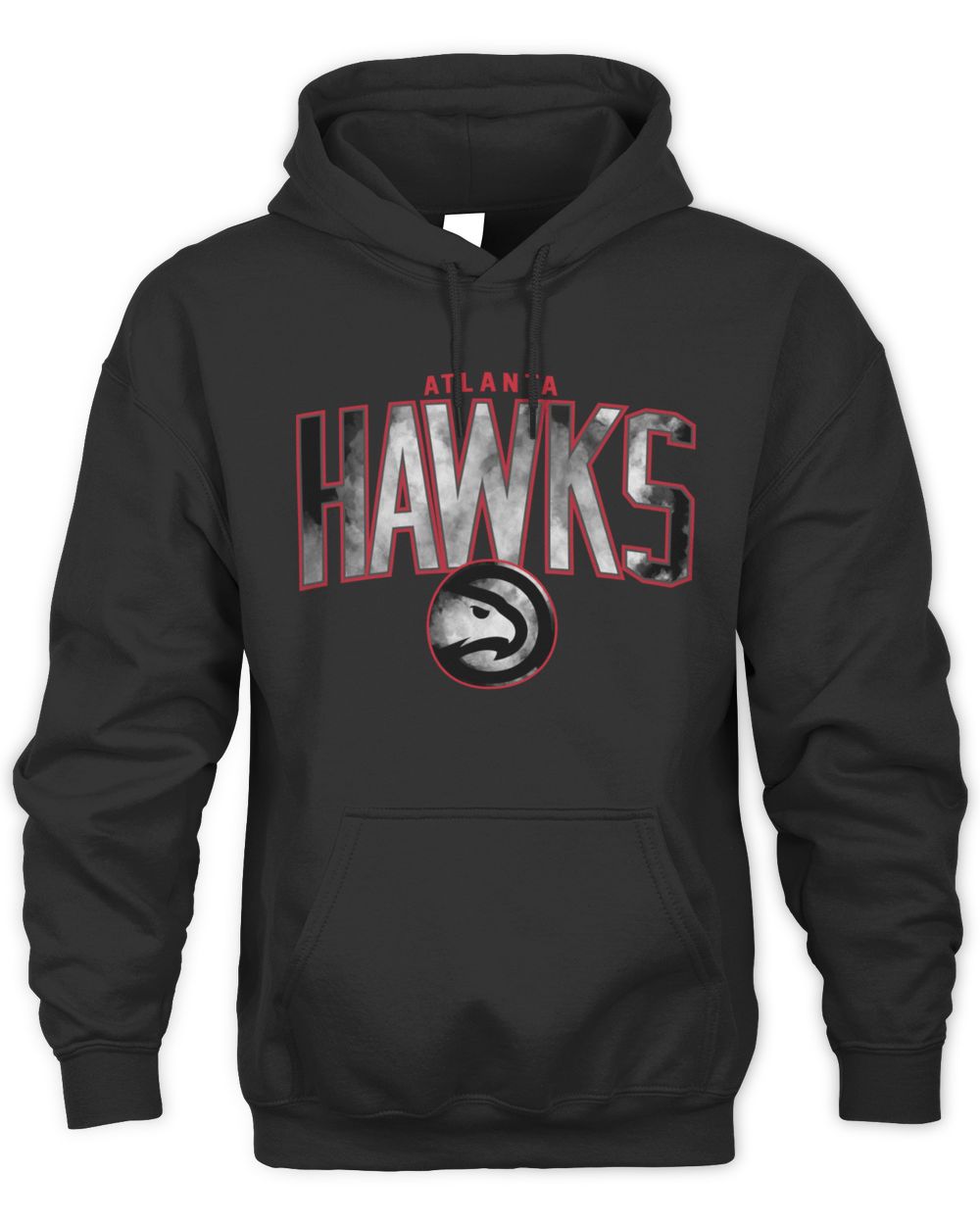 NBA Shop Atlanta Hawks Arch Smoke Black Official Hoodie