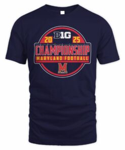 Maryland Terrapins Big Ten Football Championship 2025 Official T-Shirt