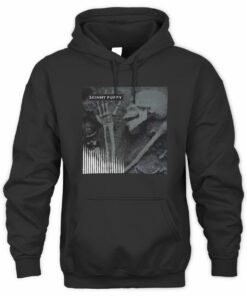 Skinny Puppy Merch Remission Mineral Wash Black Hoodie