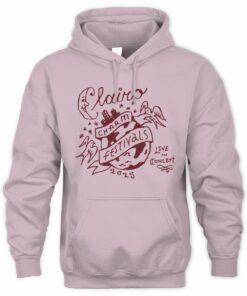 Clairo Merch Charm Fest Pink Hoodie