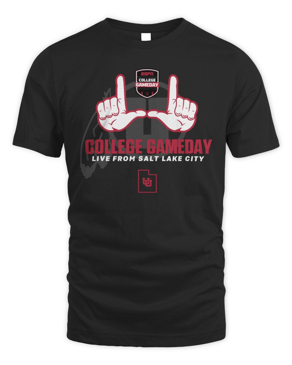 ESPN College Gameday U Hands Tee Utah Merch
