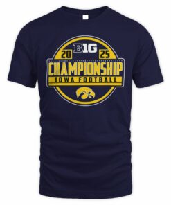 Iowa Hawkeyes Big Ten Football Championship 2025 Official T-Shirt