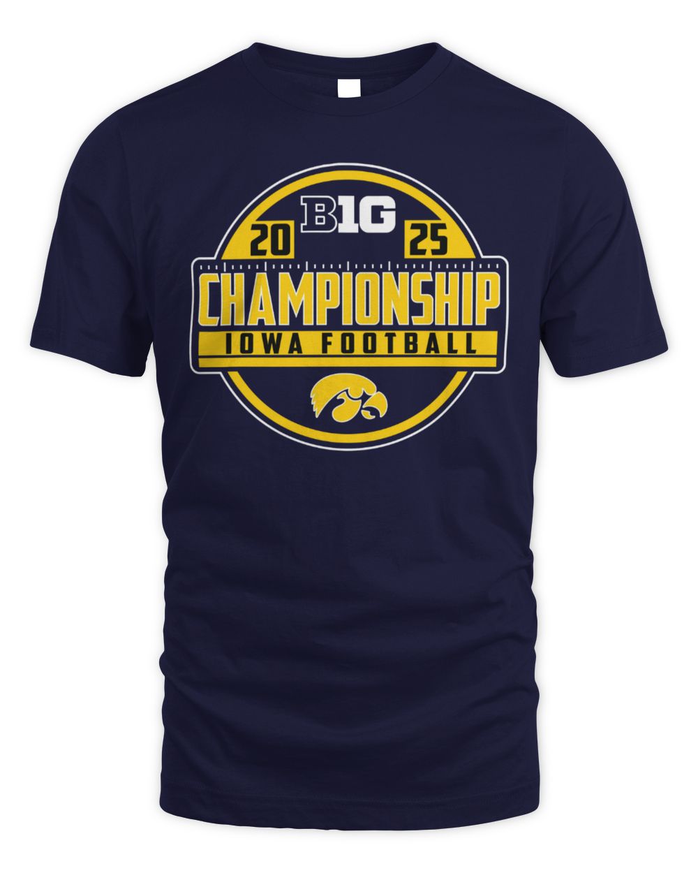 Iowa Hawkeyes Big Ten Football Championship 2025 Official T-Shirt