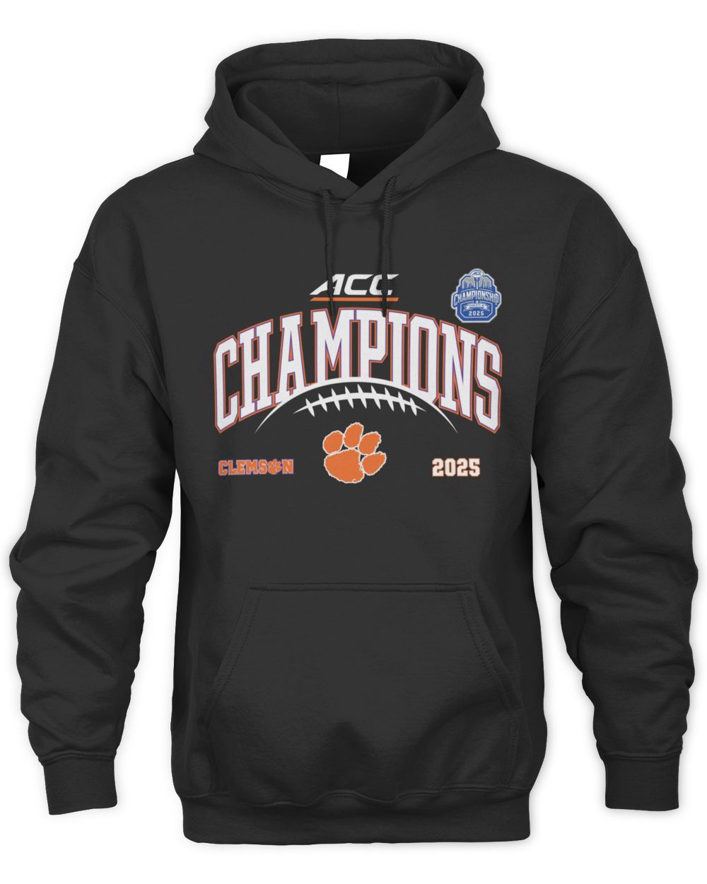 Clemson Tigers ACC Champions 2025 NCAA College Football Hoodie