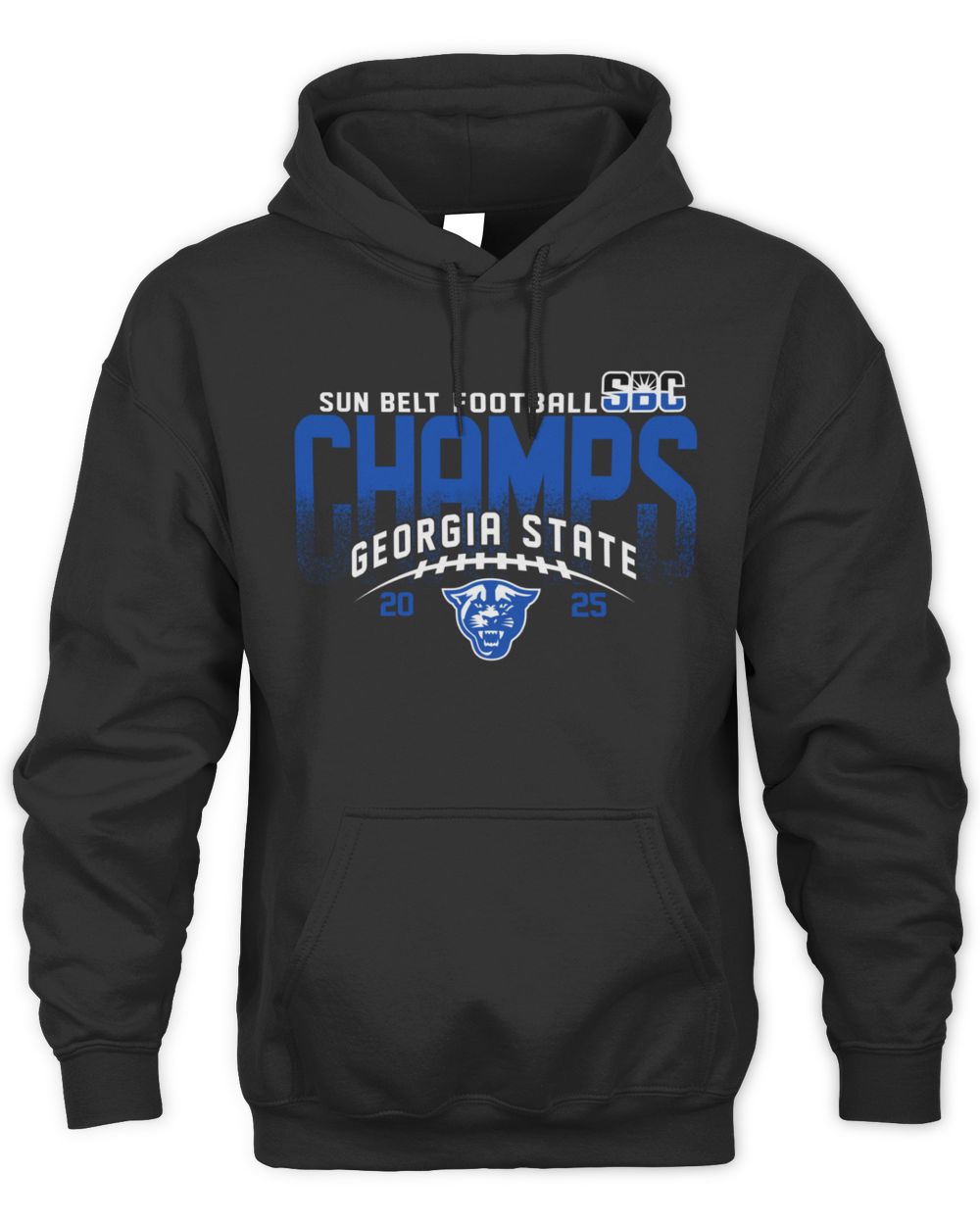 Georgia State Panthers 2025 Sun Belt Champs SBC Graphic Hoodie