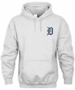 Hello Detroit Duke MLB Tigers Ballpark Statement Hoodie