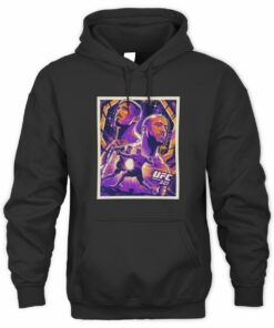 UFC 321 Artist Series Illustrated Fighter MMA Hoodie
