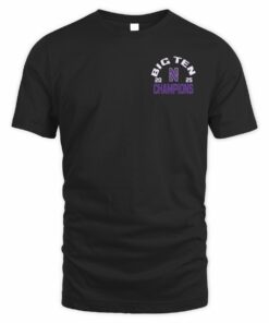 Northwestern Wildcats 2025 Big Ten Football Conference Champions T-Shirt