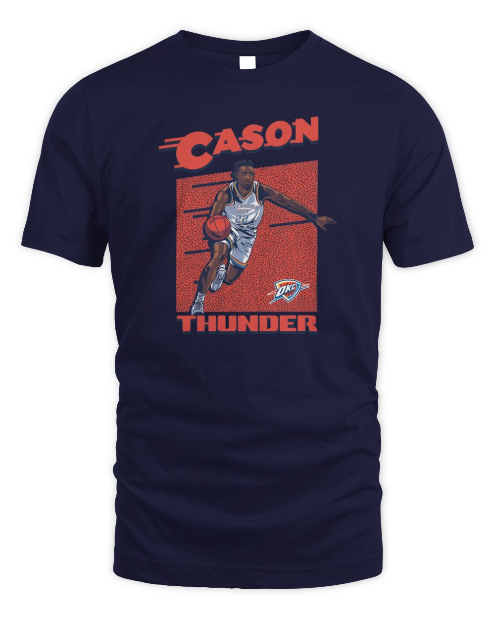 Okc Thunder Cason Wallace Action T-Shirt