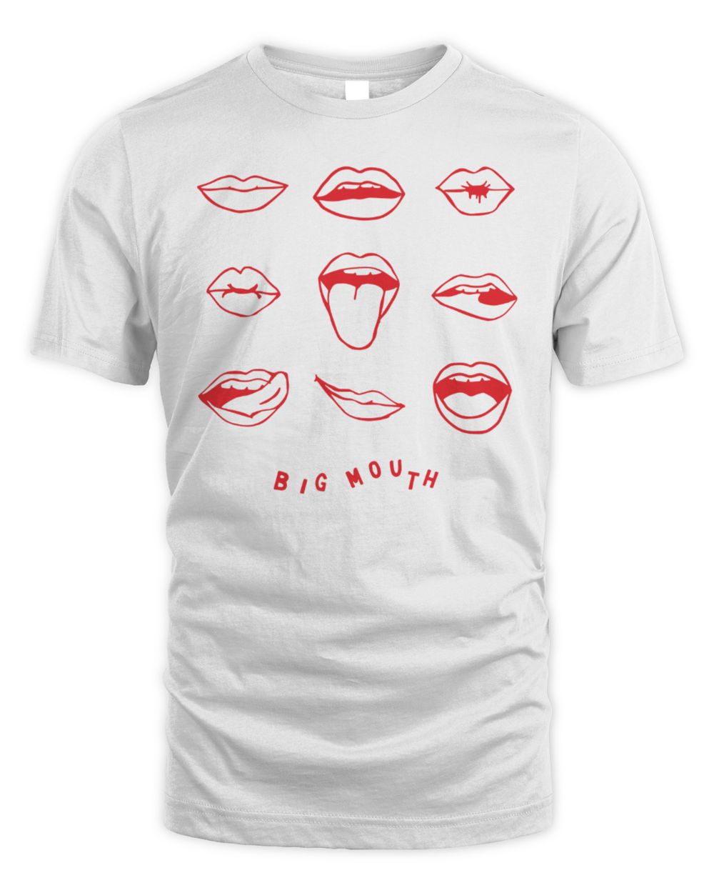 Hand Drawn Mouths Tee Brooke Alexx Store