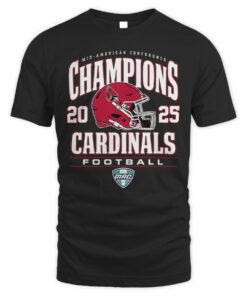 Ball State Cardinals Helmet 2025 MAC Football Champions T-Shirt