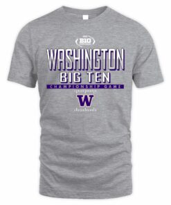 Official Washington Huskies Big Ten Football Championship Game T-Shirt