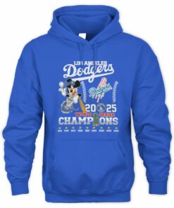 Mickey x Los Angeles Dodgers 2025 World Series Champions Hoodie