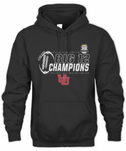 Official Utah Utes Football Champions Big 12 Conference 2025 Hoodie