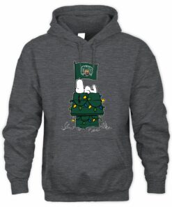 Ohio Bobcats Snoopy House Christmas Lights Hoodie