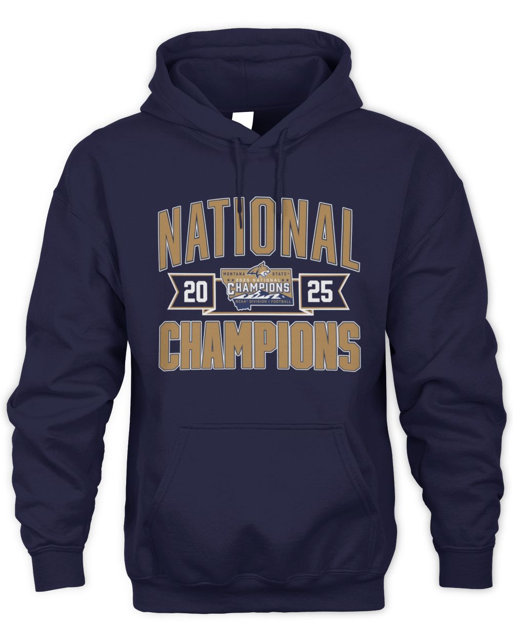 Montana State Football 2025 FCS Champions Official Hoodie