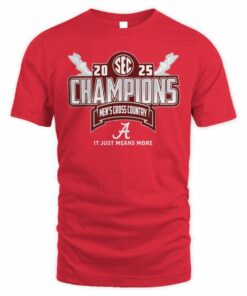 Alabama Crimson Tide SEC 2025 Champions Men's Cross Country T-Shirt