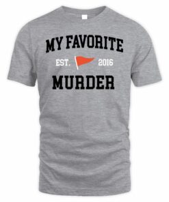 Myfavoritemurder Shop Mfm Collegiate Unisex Crewneck Presale T-Shirt