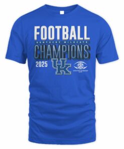 Official Kentucky Wildcats 2025 SEC Football Champions T-Shirt