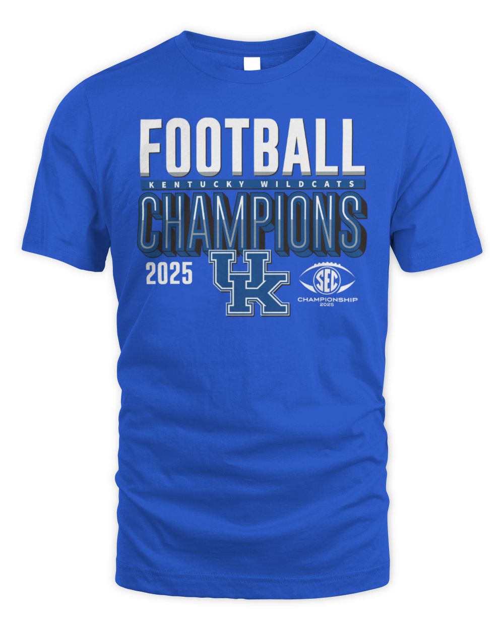 Official Kentucky Wildcats 2025 SEC Football Champions T-Shirt