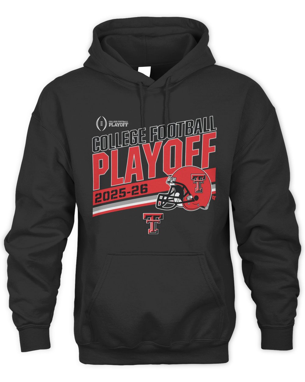Texas Tech Football 2025 CFP Stripe Sweatshirt Hoodie