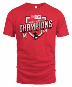 Maryland Terrapins Big Ten Soccer 2025 Regular Season Champions T-Shirt