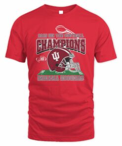 Big Ten Championship Shop Indiana Hoosiers 2025 Big Ten Football Champions T Shirt