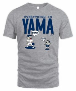 Yoshinobu Yamamoto Everything Is Yama Dodgers Mascot Roar T-Shirt