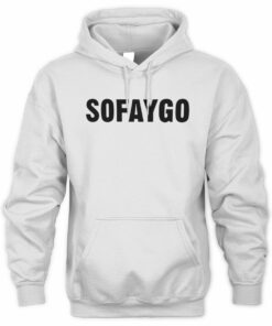 Sofaygo Merch Three-Panel Fleece White Hoodie