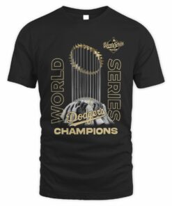 Los Angeles Dodgers 2025 World Series Champions Raise The Trophy T-Shirt