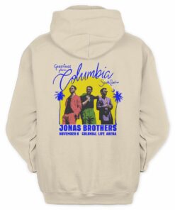Jonas Brothers Merch Columbia SC Greetings From Your Hometown Hoodie