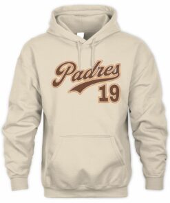 San Diego Padres 19 Tony Gwynn Throwback Name Number Hoodie