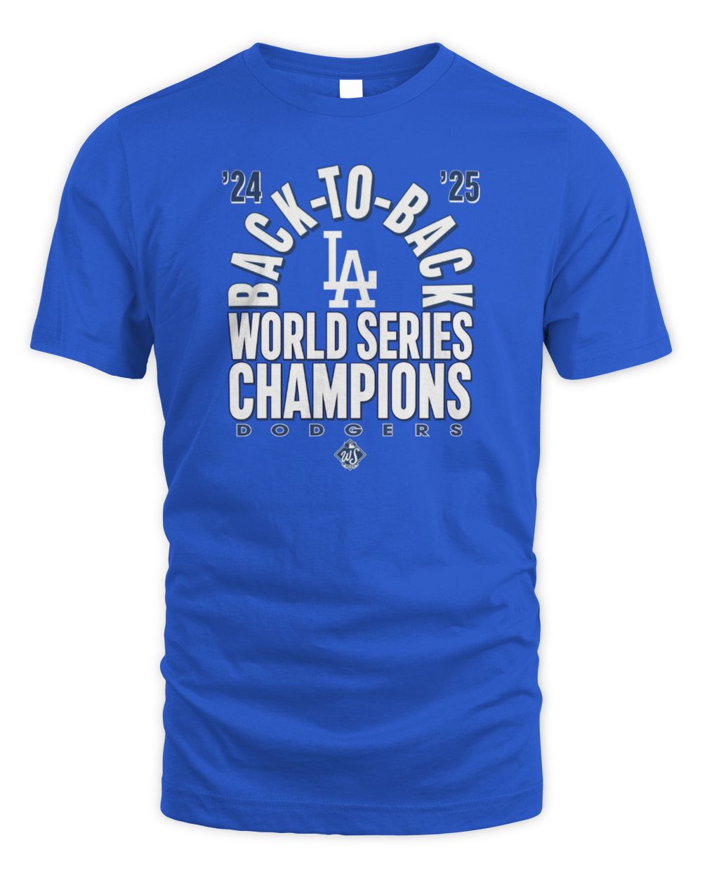 Dodgers Back To Back 2024 2025 World Series Champion Tee LA Dodgers Merch