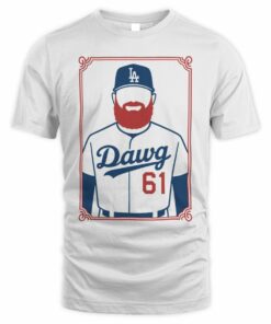 Will Klein Dawg 61 LA Dodgers World Series Baseball T-Shirt