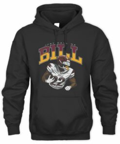 Pardon My Take Merch Just Call Me Bill Black Hoodie