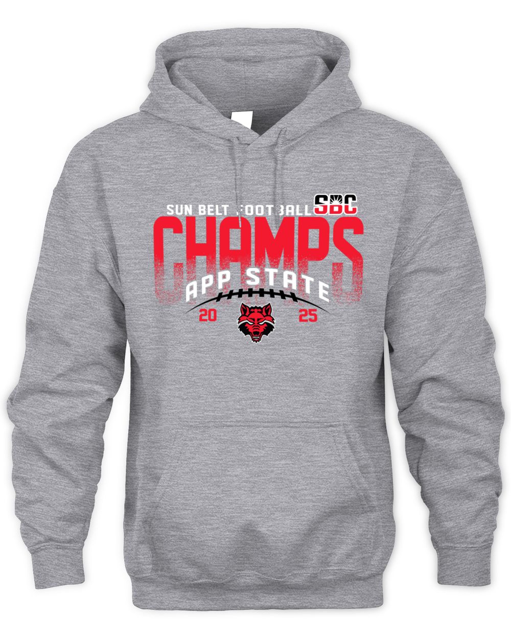 Arkansas State Red Wolves 2025 Sun Belt Football Champs T-Shirt 2025 Sun Belt Champs SBC Graphic Hoodie