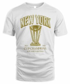 NBA Cup 2025 Champions New York Knicks T Shirt
