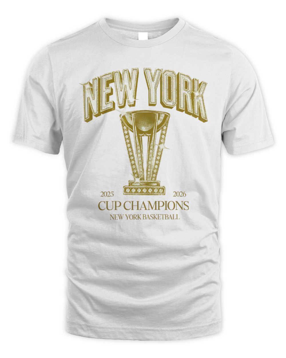 NBA Cup 2025 Champions New York Knicks T Shirt
