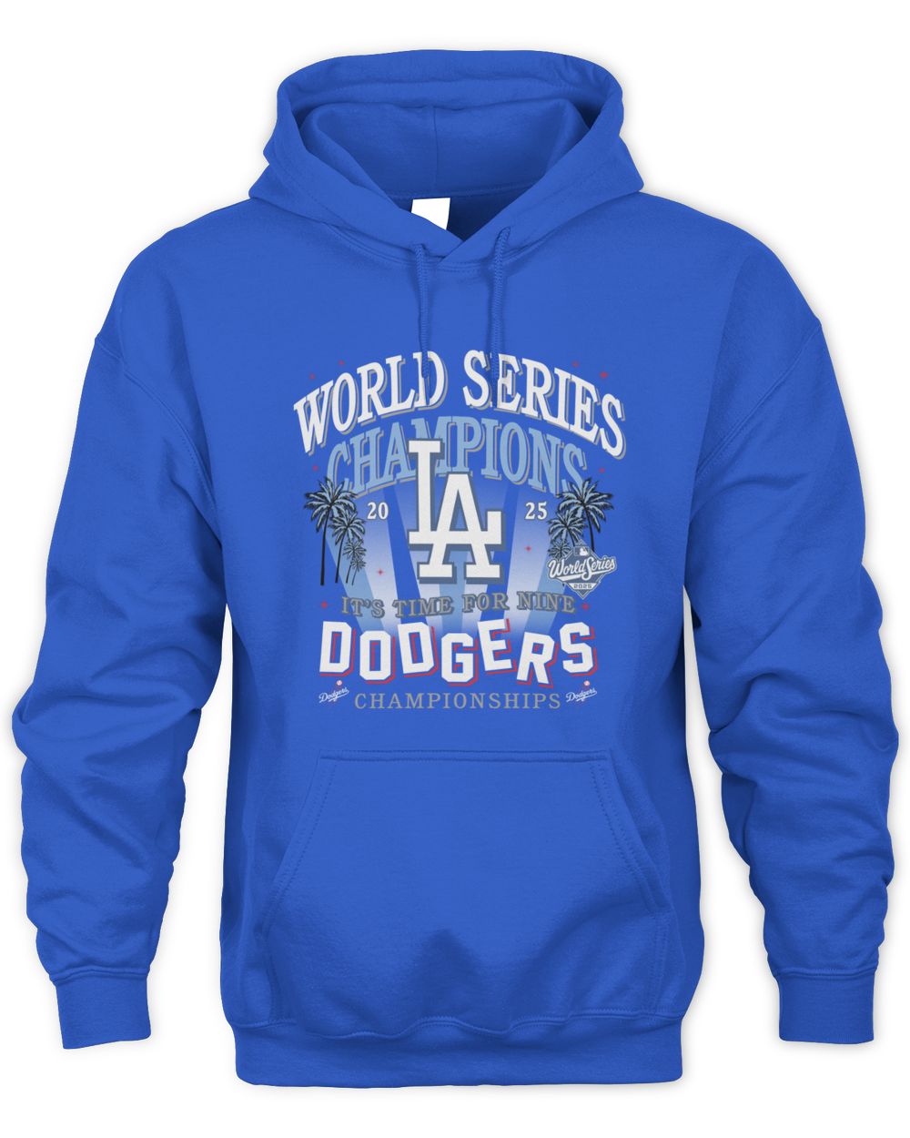 Dodgers 2025 World Series Champions Spotlights LA Franklin Champions Hoodie