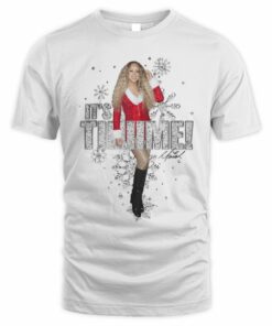 Mariah Carey Merch Christmas It’s Time 2025 T-Shirt