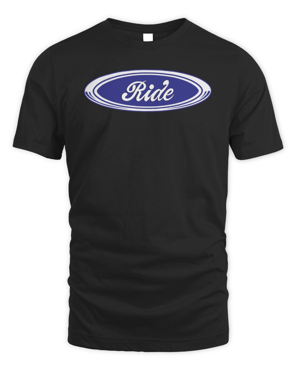 Ride Podcast Store Heritage Logo Black Tee Shirt