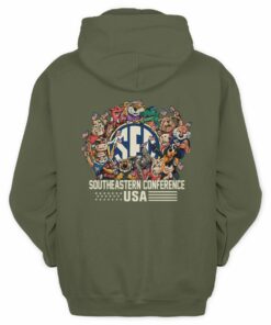 SEC Mascot Southeastern Conference Americana USA Hoodie