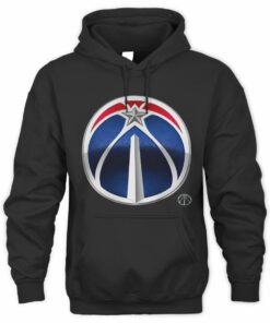 NBA Shop Washington Wizards Midnight Mascot Black Official Hoodie