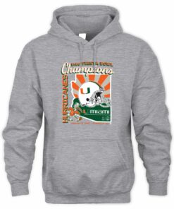 Miami Football CFP Fiesta Bowl Champions Official Hoodie