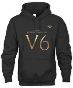 V6 Drop Shoulder T1 World Champions 2025 League Of Legends Hoodie
