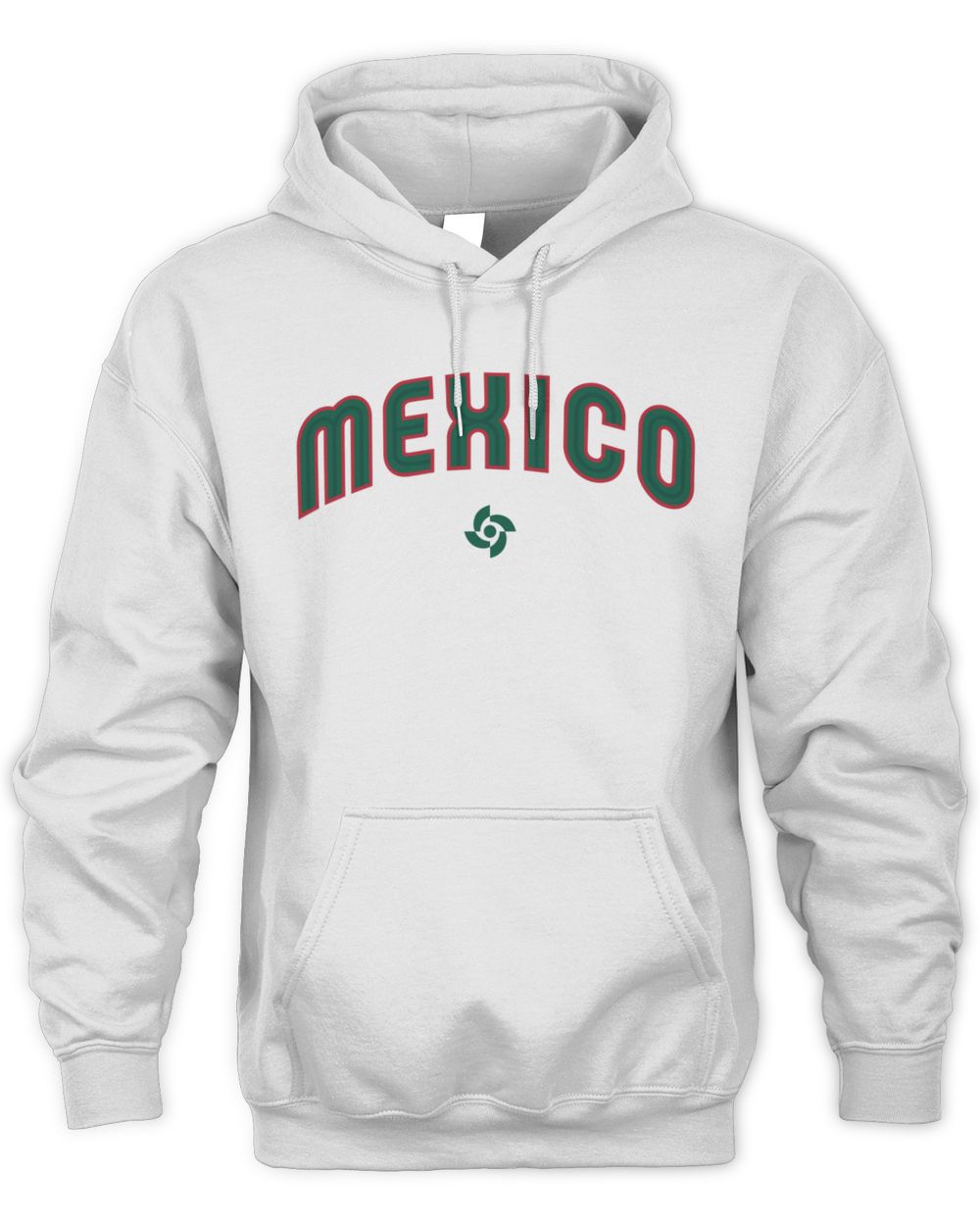 Mexico Baseball White 2026 World Baseball Official White Hoodie