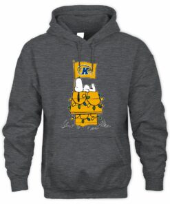 Kent State Golden Flashes Snoopy House Christmas Lights Hoodie