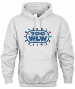 700 WLW Cincinnati Christmas Lights Graphic Hoodie