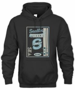 Seattle Torrent Merch Stadium Essentials Jumbo Black Hoodie