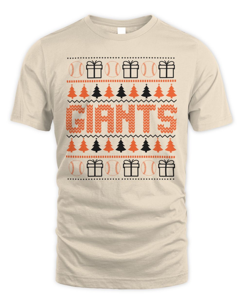 San Francisco Giants Baseball Christmas Ugly Sweater T-Shirt